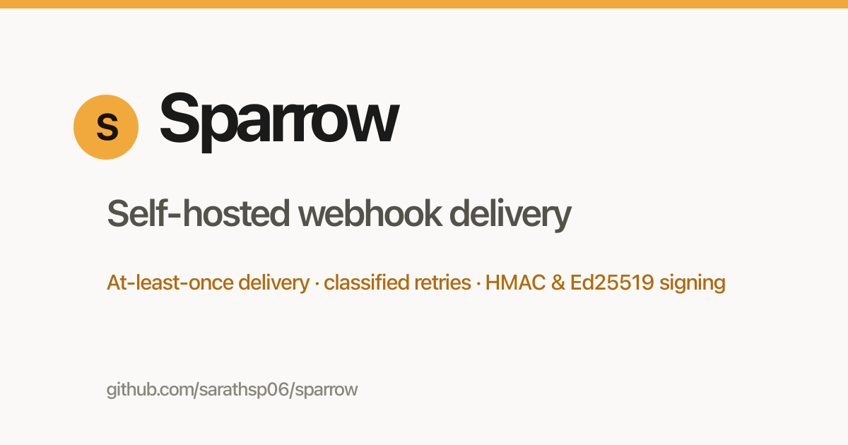 Sparrow banner